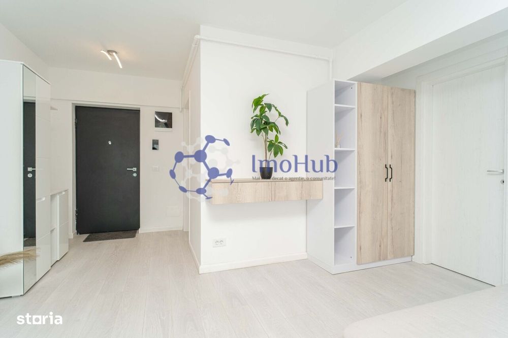 Apartament mobilat si utilat, o camera, investitie Visan, Bucium