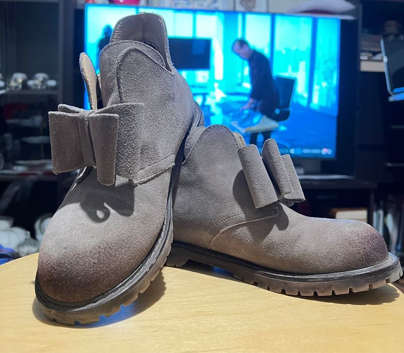 Замшевые полуботинки