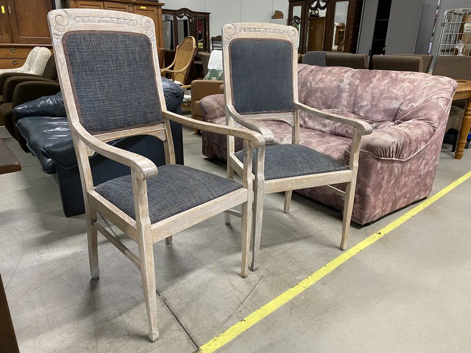 Fotolii masive superbe set 2 buc, șezut/spătar înalt, calitate top