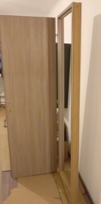 Usa interior culoare stejar gri