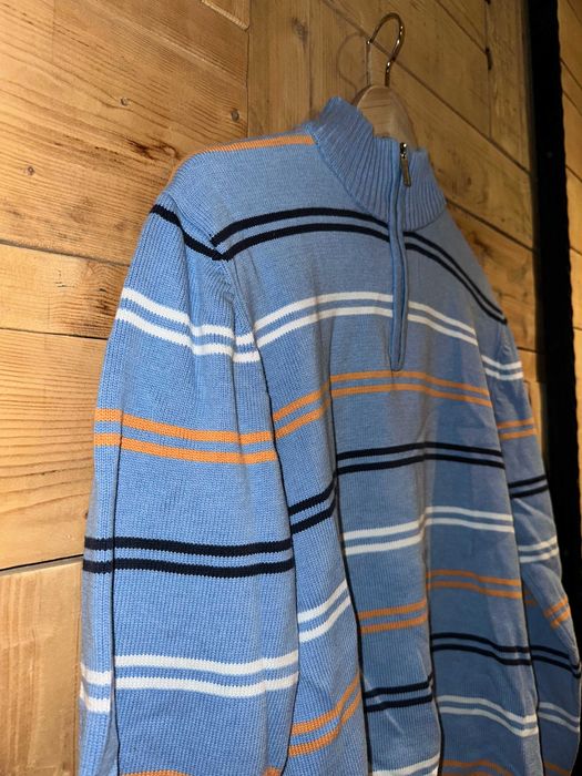 Pulover albastru în dungi Westbury