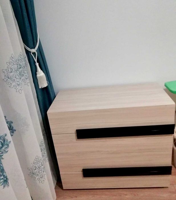 Mobila dormitor(pat 140/200,dulap,comoda)