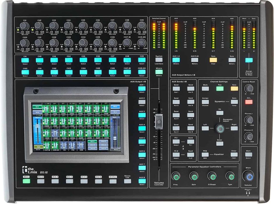 t-mix 20.12 Mixer digital 20Ch ( nu midas, allen & heath )