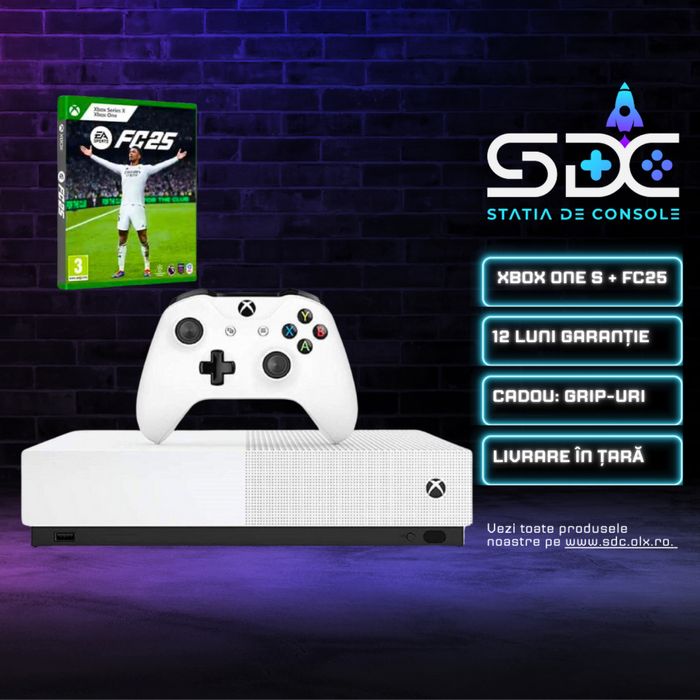 Consola XBOX ONE S + FC26 SIGILAT|1 Controller | Garantie | SDC