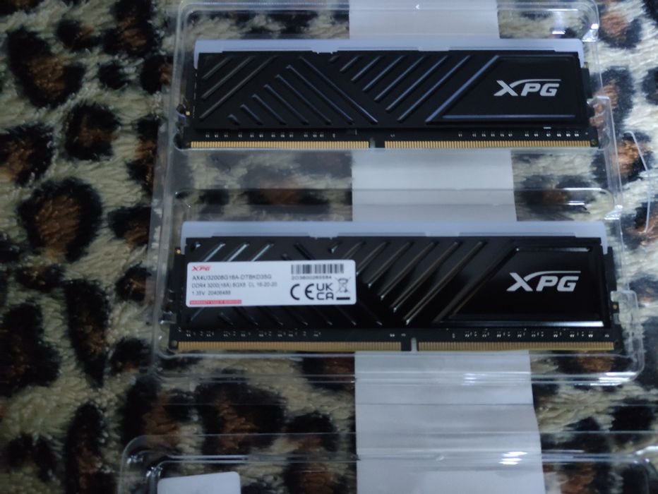 Комплект материнская плата, куллер, оперативная память с подсветкой