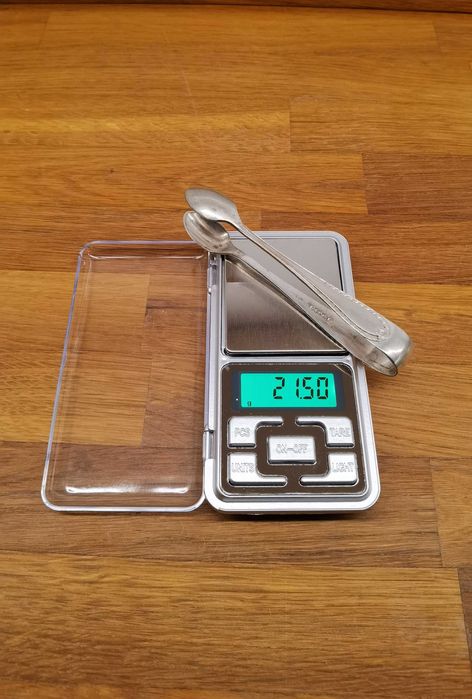 Посребрена щипка 21.5 гр