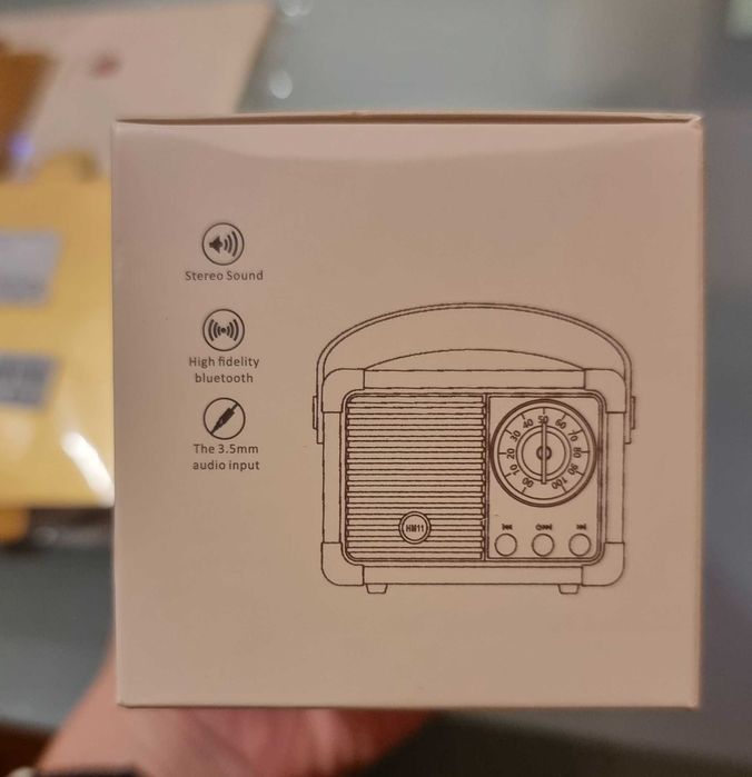 Ретро Bluetooth колонка/ ПЕРФЕКТЕН ПОДАРЪК ЗА КОЛЕДА/ Чисто нови!