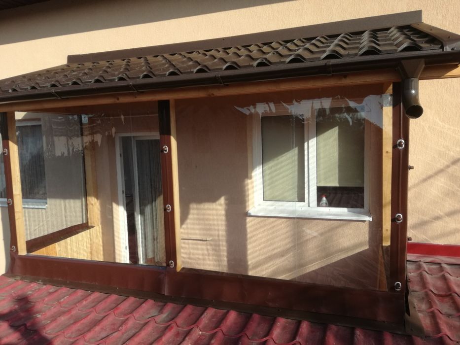 Inchidem terase , foisoare , balcoane cu poliplan si folie cristal