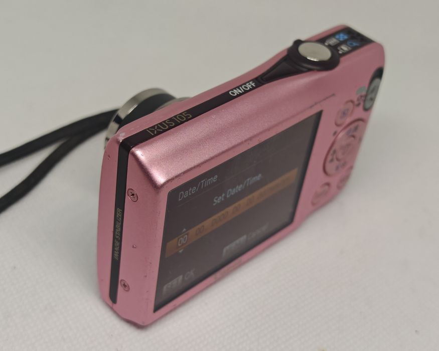 Canon IXUS 105 IS Pink – Culoare RARĂ, Y2K Digicam Vibes