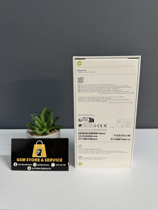 Redus de la 5899 lei Iphone 17 Pro Deep Blue 256Gb Garantie Gsm Store&Service