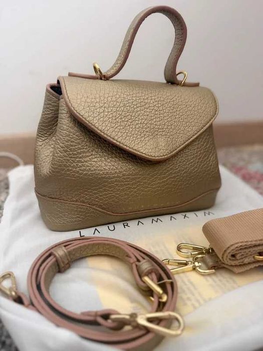 Geanta Laura Maxim Mina Mini Gold
