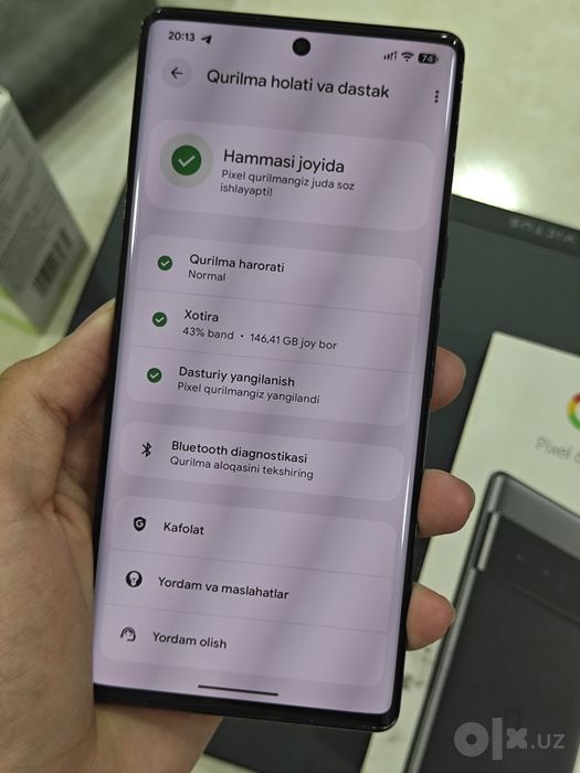 Google pixel 6 pro sotiladi