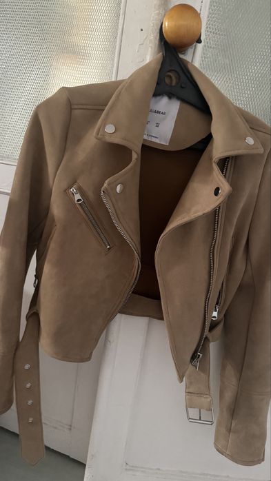 Косуха, куртка замшевая Pull & Bear