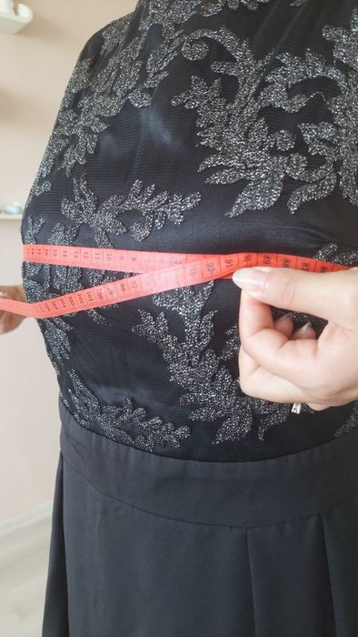 Тъмно синя официална рокля