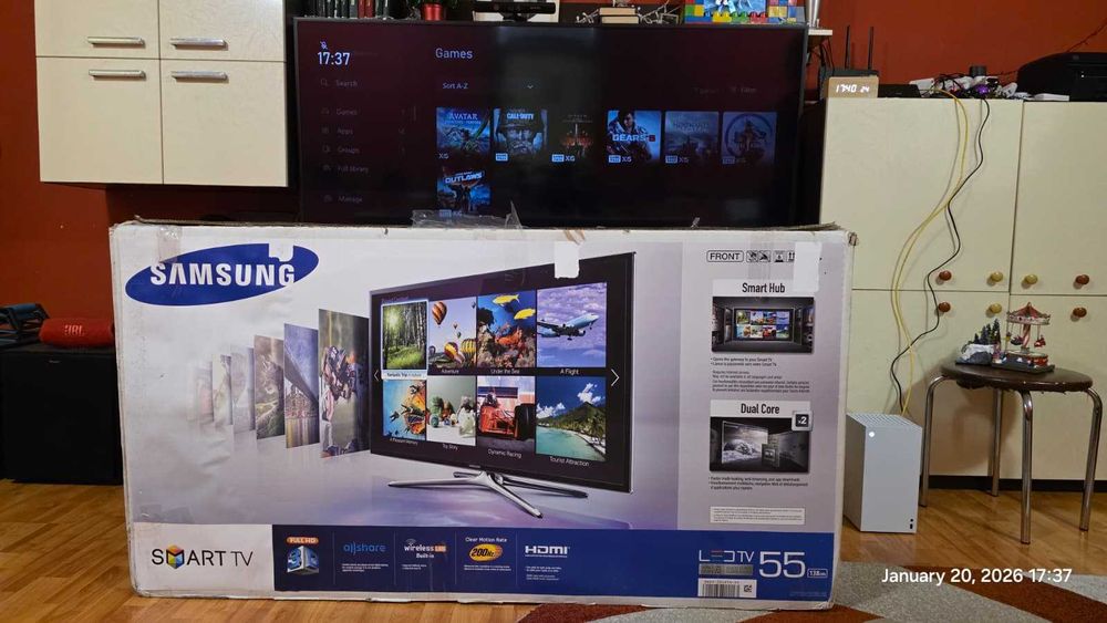 Televizor Samsung LED 3D Activ 138 cm Full HD + ochelari 3D