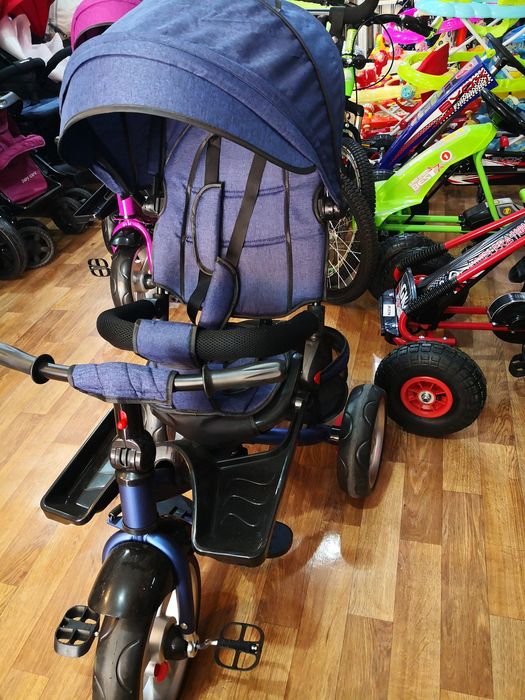 Tricicleta cu pozitie de somn si scaun reversibil