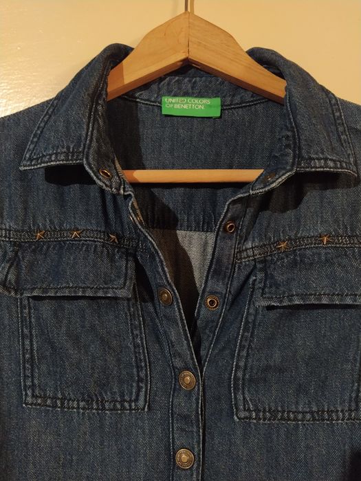 Дамска дънкова рокля Benetton