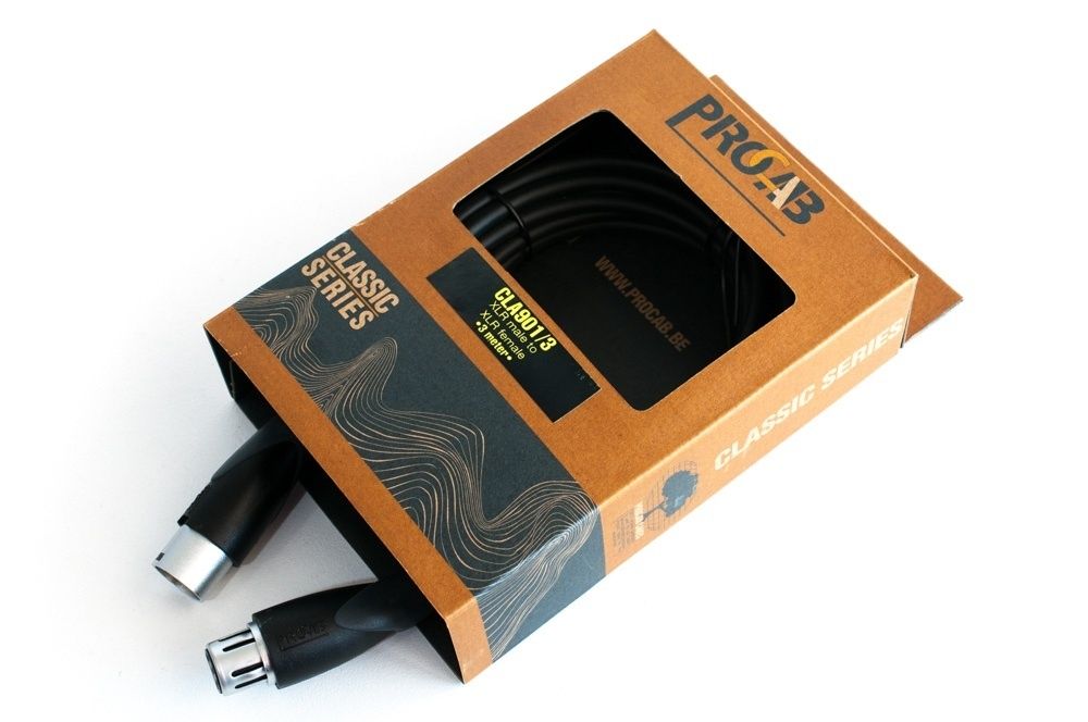 Професионален аудио кабел Procab Белгия - RCA/XLR/6.3мм/3.5мм/USB