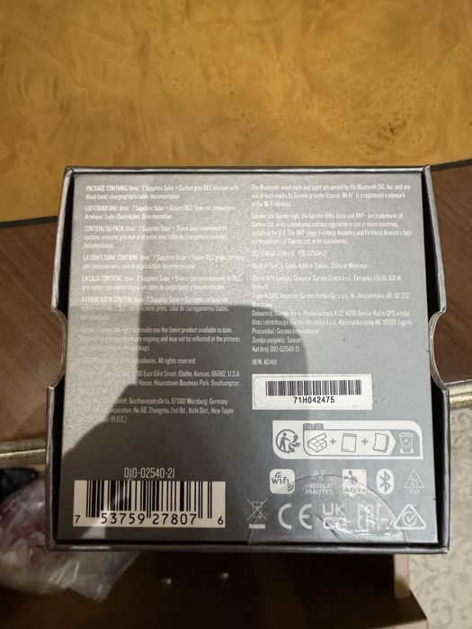 Продам Garmin Fenix 7 sapphire solar