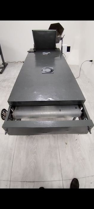 Мы занимаемся производством  оборудования, сушка ленточная, жарка,..