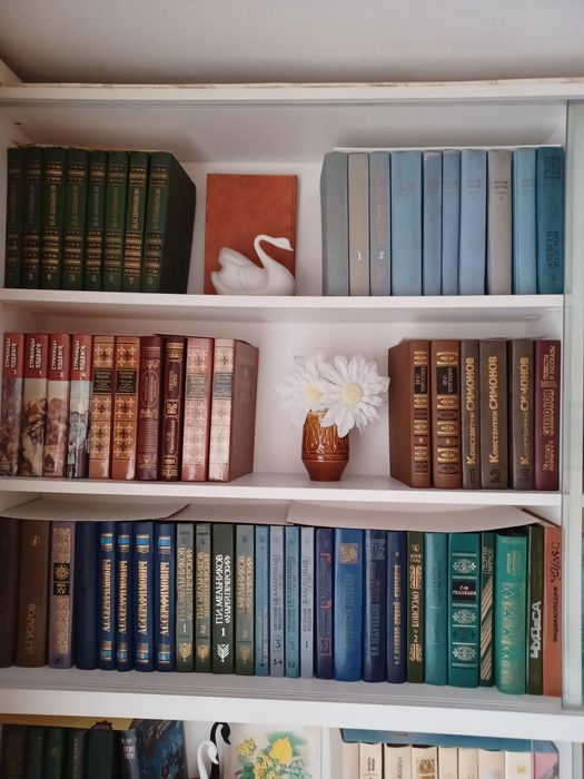 Книги разные. Есть подписные издания.
