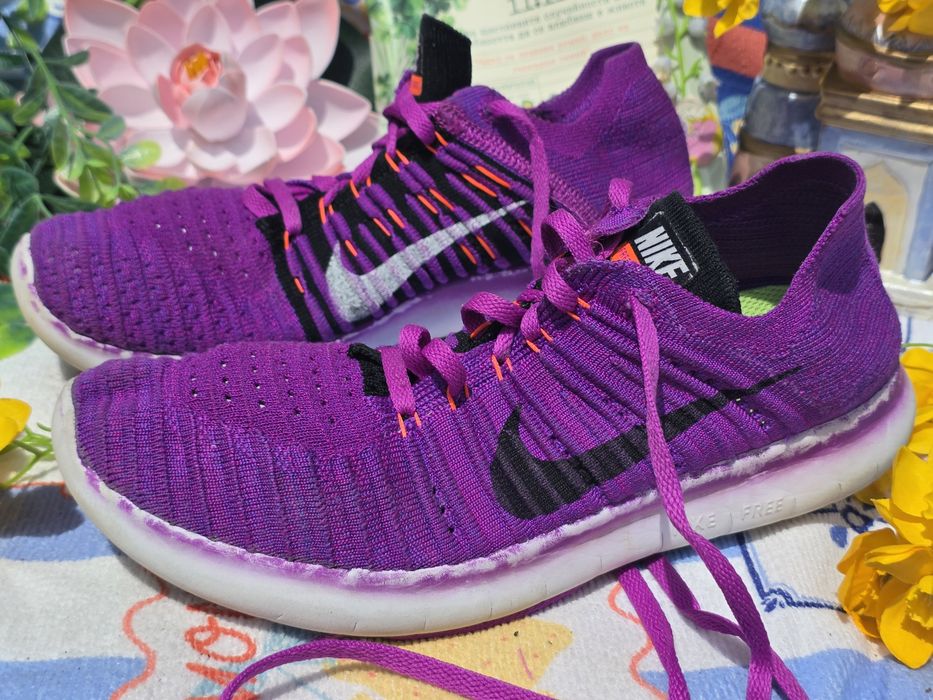 Nike Free Run лилави кецове