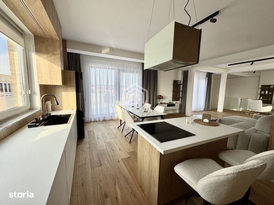 Penthouse - Duplex 4 camere de inchiriat II 217 mp II 2 locuri parcare