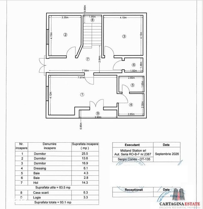 Vila tip duplex  Pipera  central