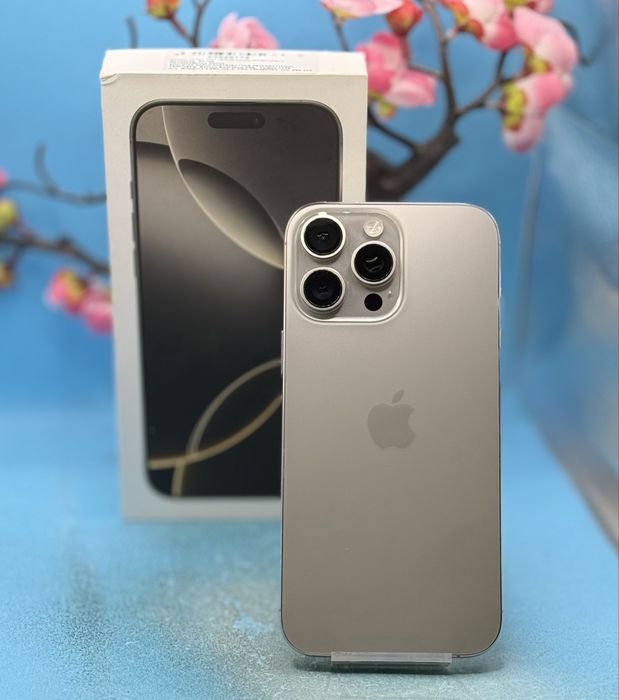 Apple iPhone 16 Pro Max, 256GB, 5G, Natural Titanium