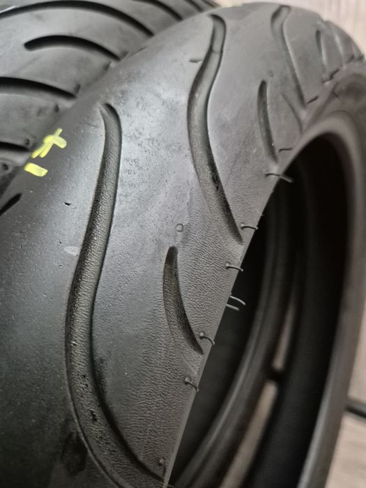 Set anvelope moto 100 80 17 cu 140 70 17 Michelin pilot street dot 4523 2024