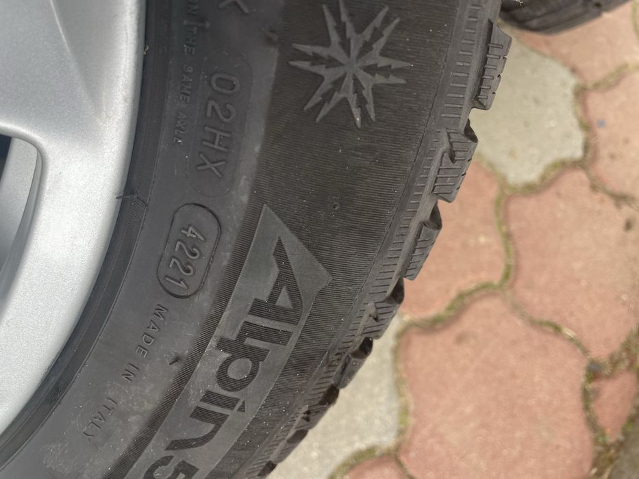Jante bmw r17 f10 f11 225 55 17 michelin alpin5  6 mm