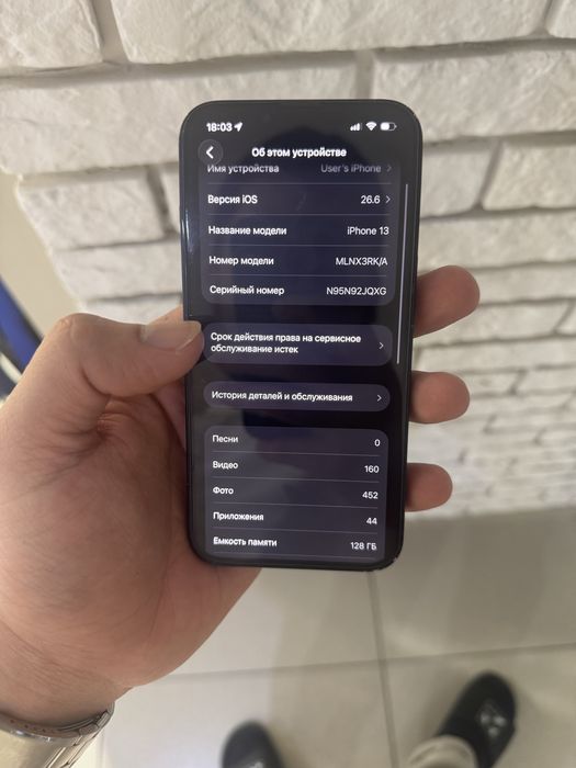 iPhone 13 black 128 gb