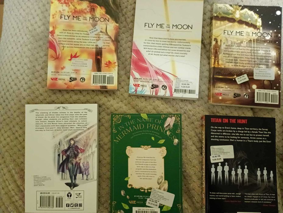 manga колекция 10бр. + чашка