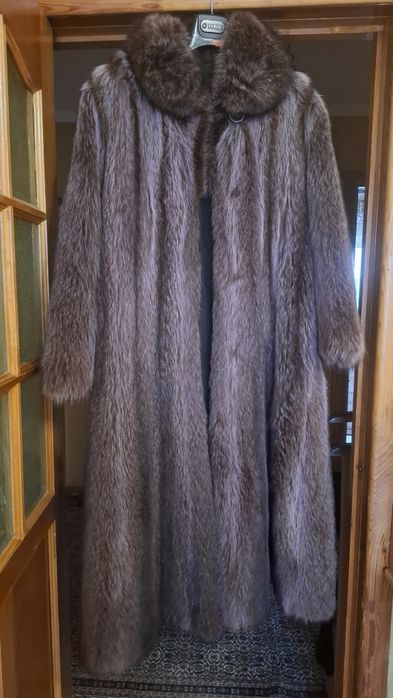 Зимняя  енотов шуба.