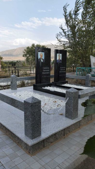 Заказать гранитный памятник в Алматы | Благоустройство могил