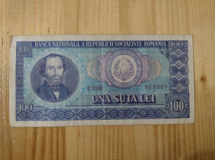 Bancnotă 100 lei 1966
