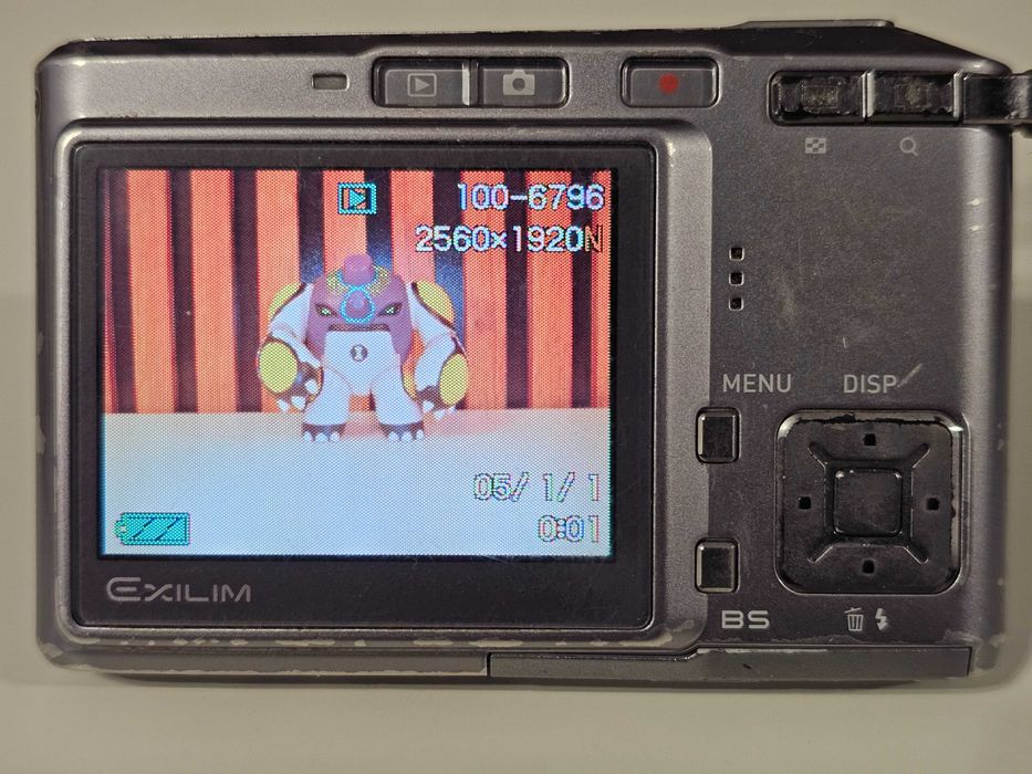 Y2K Aparat foto digital compact Casio EX S500 5MP 3xZoom