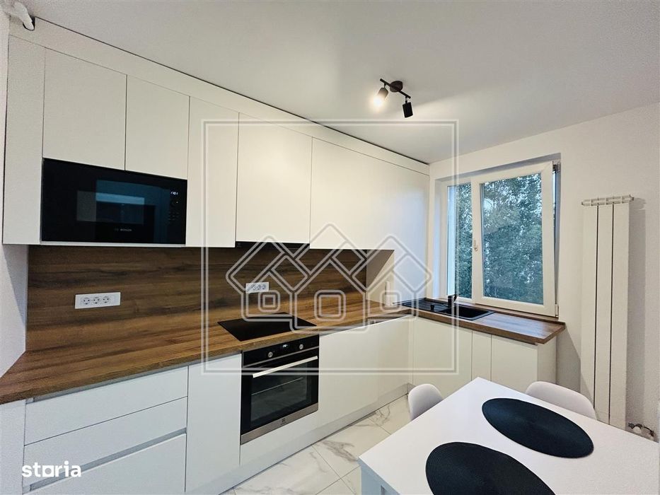 Ap cu 2 camere, mobilat modern, balcon inchis, Zona Rahovei