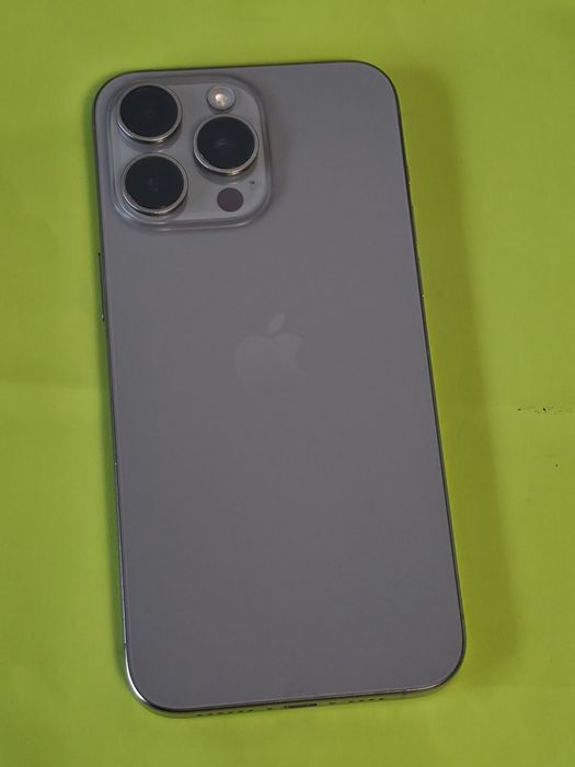 256GB iPhone 15 Pro Max Гаранция Yettel 3г. 2028 NATURAL TITANIUM