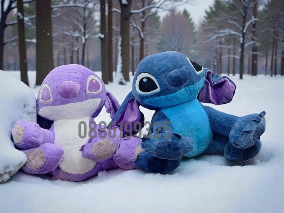 Голям плюшен Стич, голяма плюшена играчка Лило и Стич 100/200см