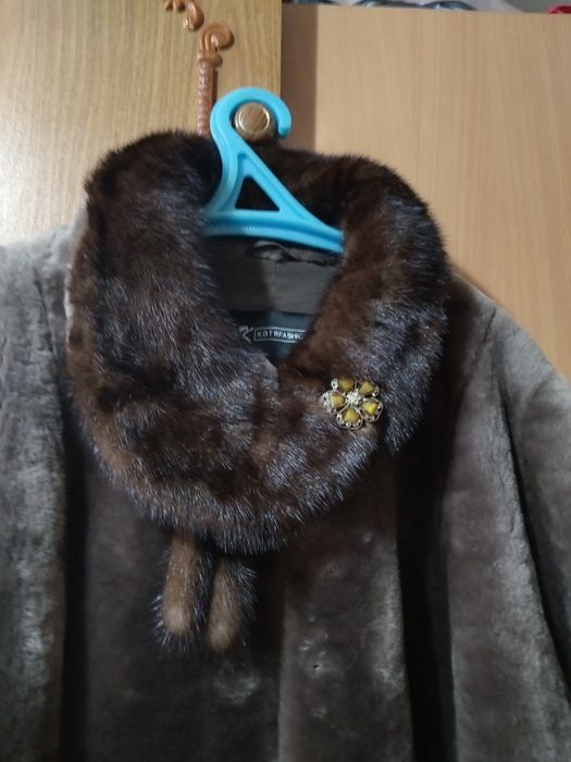 Мутоновая шуба-одежда