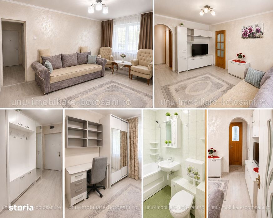 Apartament cu 2 camere semidecomandat – Zona Școala Nr. 7, Botoșani