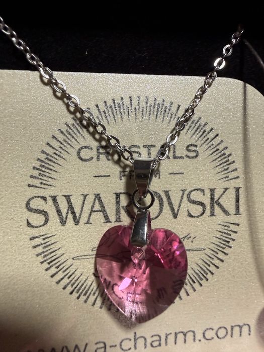 Колие с обеци Swarovski