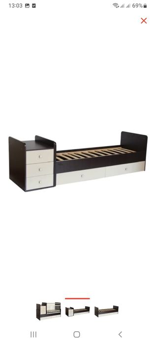 Кровать детская трансформер