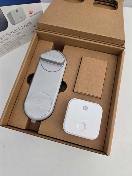 Yala inteligenta Bosch Yale Linus Smart Lock, WiFi Bridge, compatibil cu Amazon Alexa, Apple HomeKit, Google Home