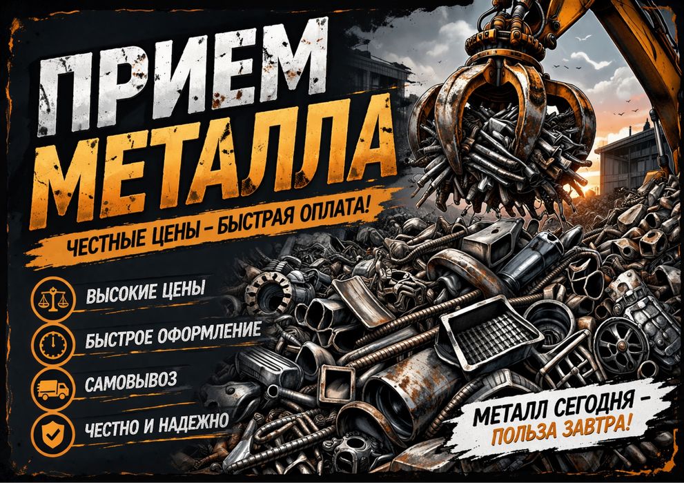 Прием металла самавывоз