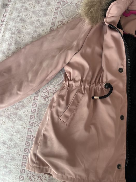 Детска парка с естествен косъм