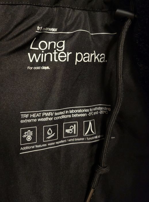 Дълго зимно яке Zara, размер - S