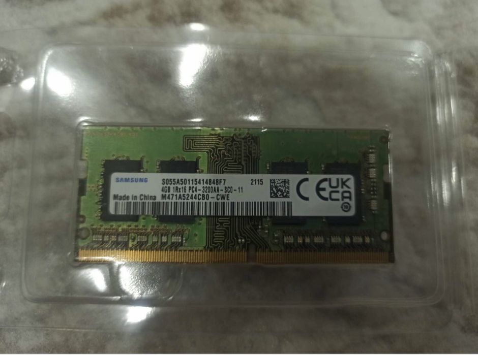 Озу DDR4 4GB на ноут