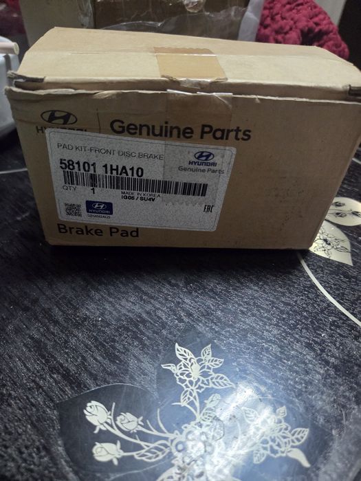 Set placute originale fata si spate pentru hyundai  si kia
